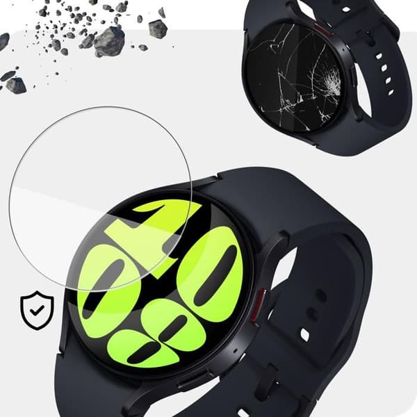 Skärmskydd i härdat glas för Samsung Galaxy Watch FE / 7 / 6 / 5 / 4 (40 mm), vattentåligt