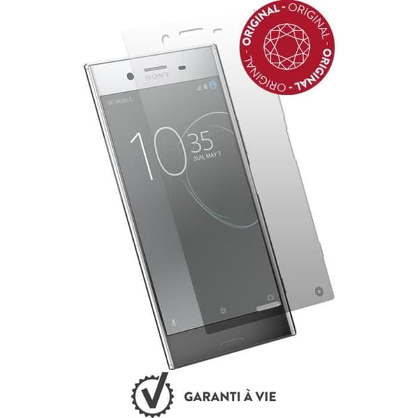 Force Glass skärmskydd i härdat glas för Xperia XZ Premium och installationssats