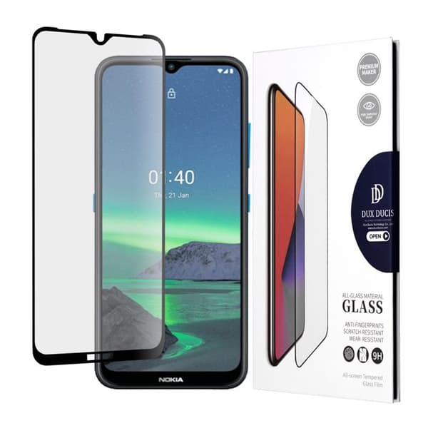 Dux Ducis - Härdat Glas - Nokia 1.4 - Svart