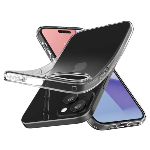 Skyddande telefonfilm - skyddsglas för telefon Spigen - ACS06456 - Crystal Flex, transparent - iPhone 15 Plus