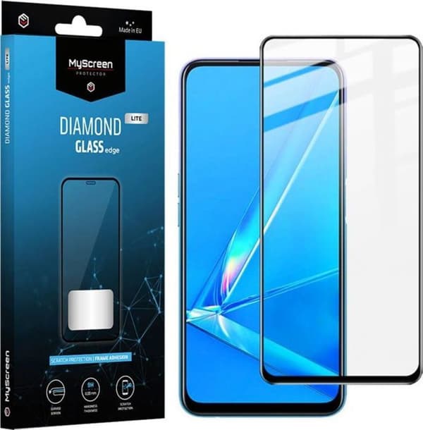 Myscreen skydd MyScreen Skydd Glas Härdat 5D XIAOMI REDMI 10 MyScreen DIAMOND GLASS LITE hel lim kant svart