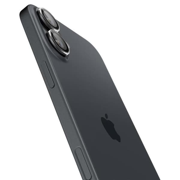 Pack Spigen Optik Pro GLAS.TR EZ Fit Kamera Skydd 2 Linsskydd för iPhone 16 / 16 Plus (2 st) (Transparent)