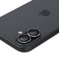 Miniatyrbild 4 av 5: Pack Spigen Optik Pro GLAS.TR EZ Fit Kamera Skydd 2 Linsskydd för iPhone 16 / 16 Plus (2 st) (Transparent)
