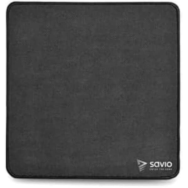 Gaming Mouse Pad - SAVIO - Precision Control S 25X25 - Svart - Reptålig - Designad för spel