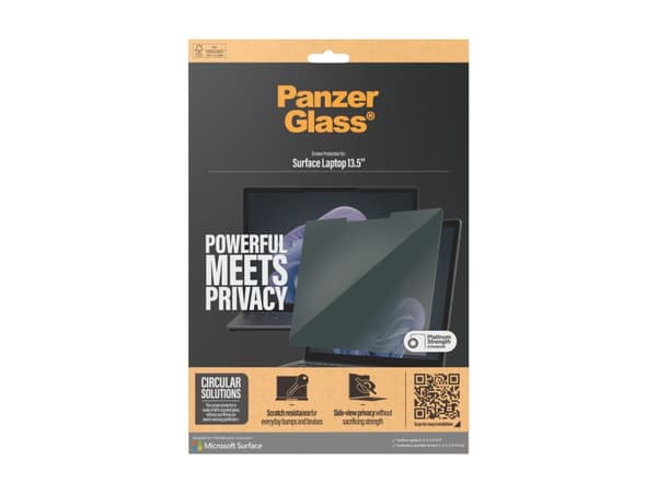 PanzerGlass ® Privacy Filters Microsoft Surface Laptop 13.5'''' | 6 | 5 | 4 | 3 | 2, Microsoft, Microsoft - Surface Laptop 2 13.5'''', Microsoft - Su