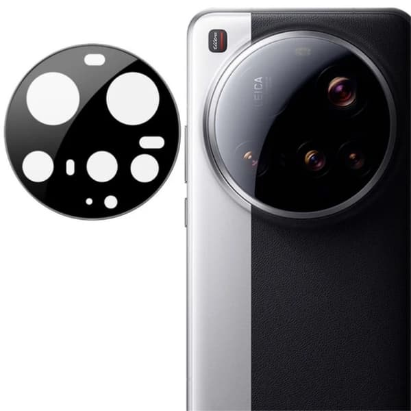 SKALO Xiaomi 15 Ultra 3D Kameralinse Beskyttelsesglas - Sort