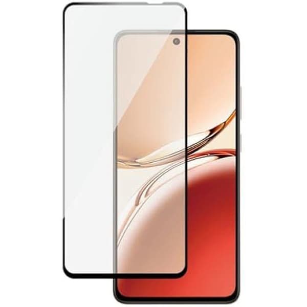 Panzer Glass Safe. av ® Skärmskyddsfilm med svart ram för Oppo Reno12 F 5G | Ultra bred