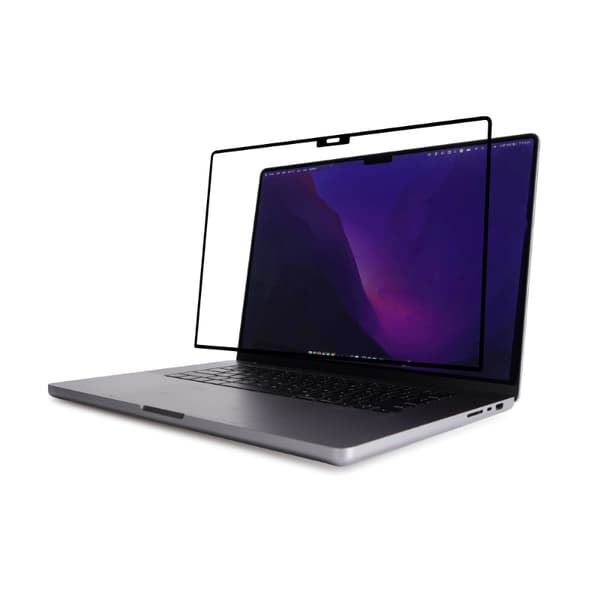 Moshi iVisor AG - Mat skærmbeskytter til MacBook Pro 16" (M3/M2/M1/2023-2021) (Sort/Klar/Mat)