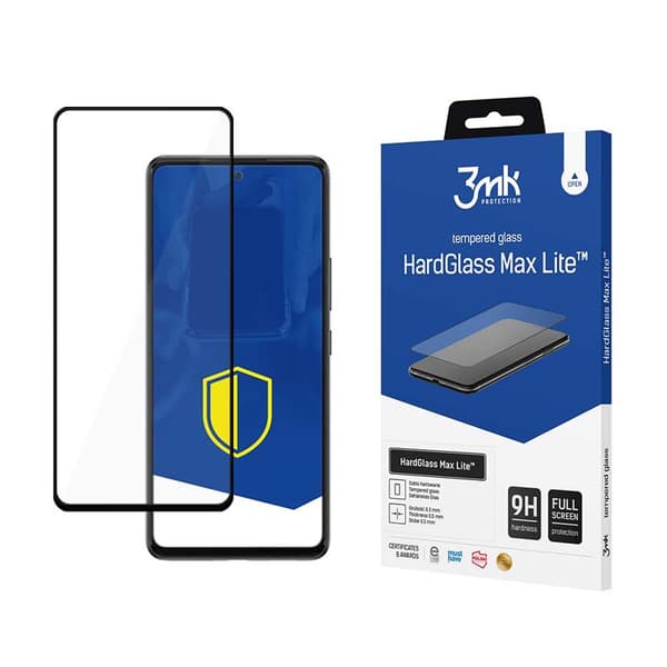3mk HardGlass Max Lite - Hærdet glas til Samsung Galaxy A53 5G (sort)