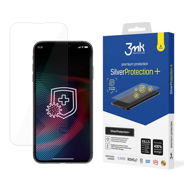 3mkSilverProtect+-BeskyttelsesfilmtiliPhone14/iPhone14Pro