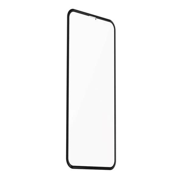 JustMobileXkinskærmbeskytterihærdetglastiliPhoneXsMax(gennemsigtig/sort)