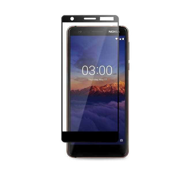 Crong 7D Nano Flexible Glass – täysin peittävä hybridi-näytönsuoja 9H Nokia 3.1