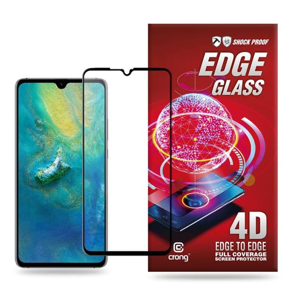 CrongEdgeGlass-FullGlueEdge-to-Edge9HglasskærmbeskyttertilHuaweiMate20
