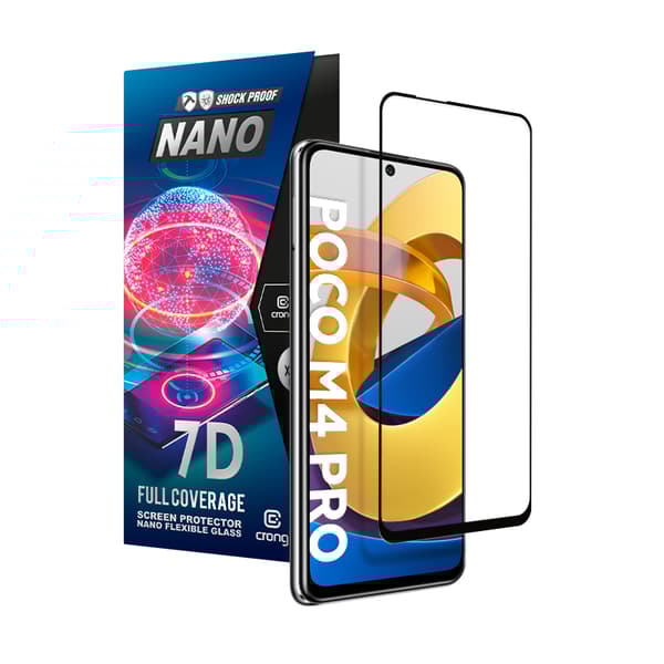 Crong7DNanofleksibeltglas–fulddækkendehybridskærmbeskytter9HPOCOM4Pro5G