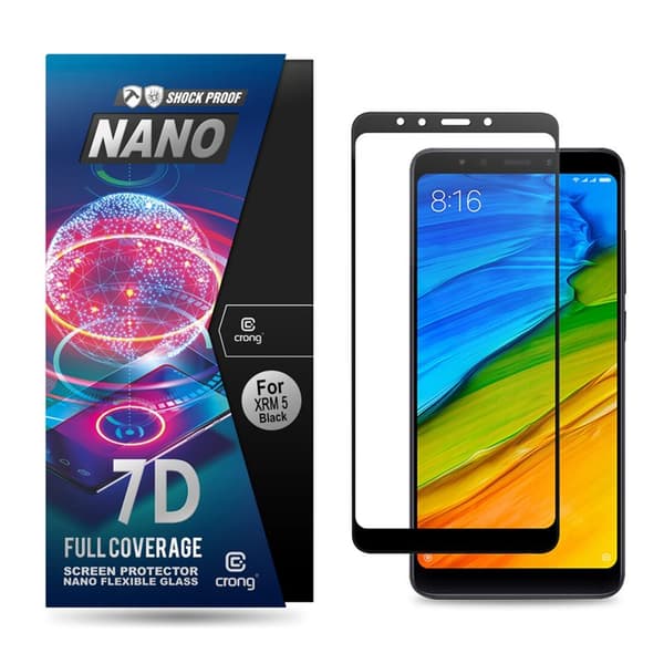 Crong7DNanofleksibeltglas–fulddækkendehybridskærmbeskytter9HXiaomiRedmi5