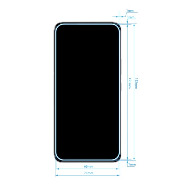 Crong 7D Nano Flexible Glass – täysin peittävä hybridi-näytönsuoja 9H Samsung Galaxy S22+