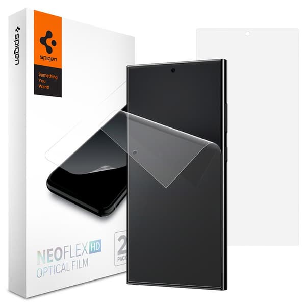Spigen Neo Flex 2-Pack - Beskyttelsesfilm 2 stk til Samsung Galaxy S24 Ultra (gennemsigtig)