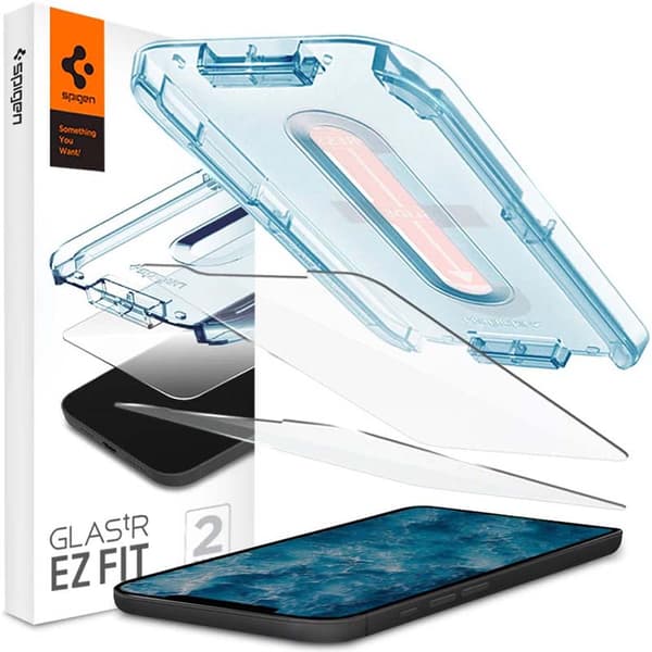 SpigenGlas.TREZFit2-Pack-HærdetglasiPhone12/iPhone12Pro(Klar)
