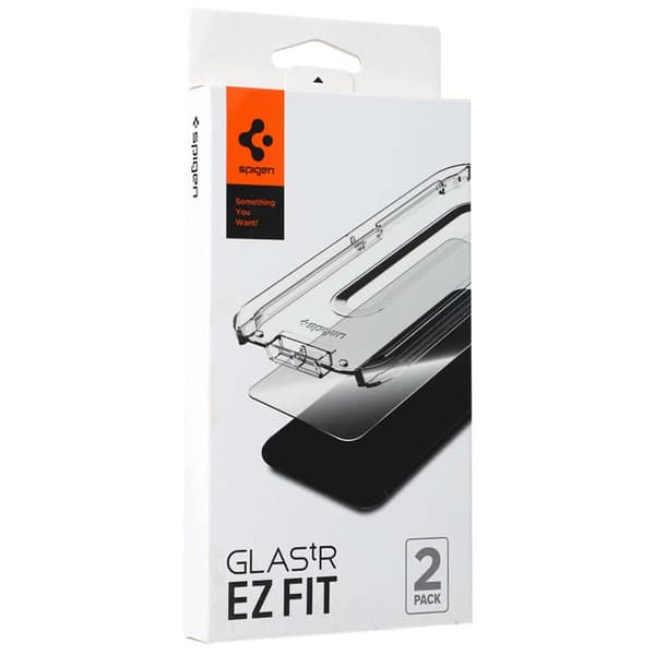 SpigenGlas.TREZFit2-Pack-HærdetglasiPhone12/iPhone12Pro(Klar)