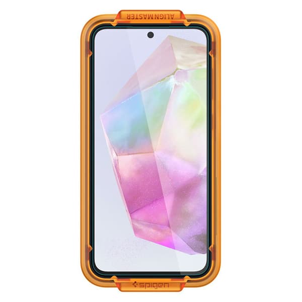 Spigen Alm Glas.TR 2-Pack - Hærdet glas til Samsung Galaxy A35 5G (gennemsigtig)