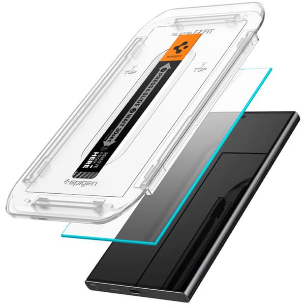 Spigen GLAS.TR EZ FIT 2-Pack - Hærdet glas til Samsung Galaxy S24 Ultra (2 stk)