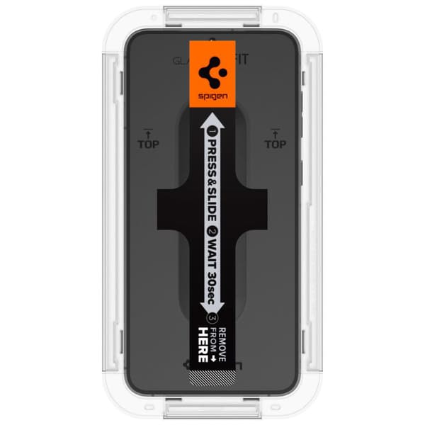 Spigen Glas.TR EZ Fit 2-Pack - Hærdet glas til Samsung Galaxy S23 2 stk. (Gennemsigtig)