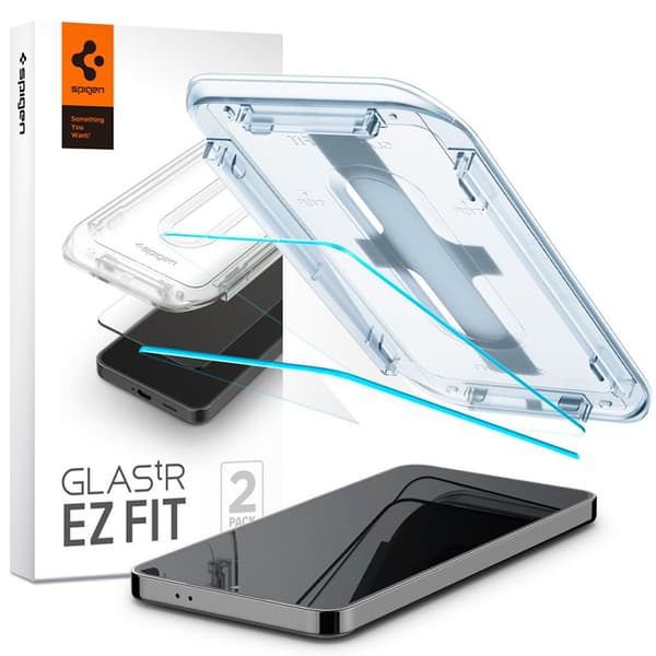 Spigen GLAS.TR EZ FIT 2-Pack - Hærdet glas til Samsung Galaxy S24+ (2 stk)