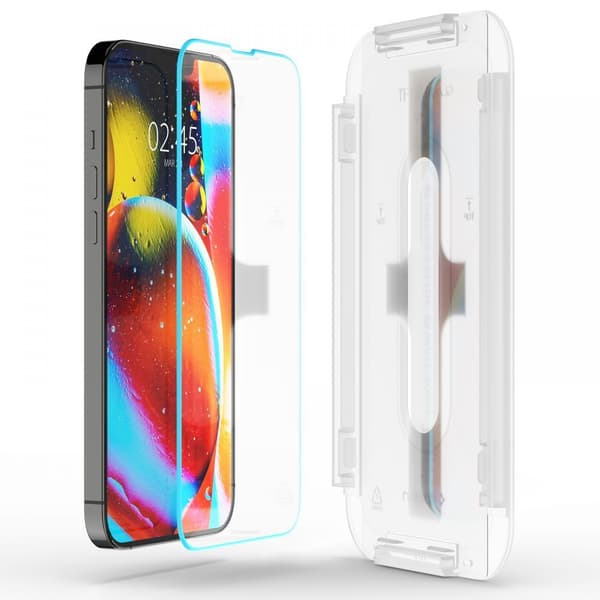 Spigen Glas.TR EZ Fit - Hærdet glas Apple iPhone 14 / iPhone 13 / iPhone 13 Pro (Klar)