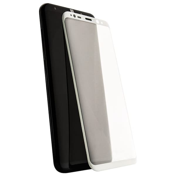 X-DoriaArmor3DGlass-Härdatglas9HskärmskyddförSamsungGalaxyS8(WhiteEdge)