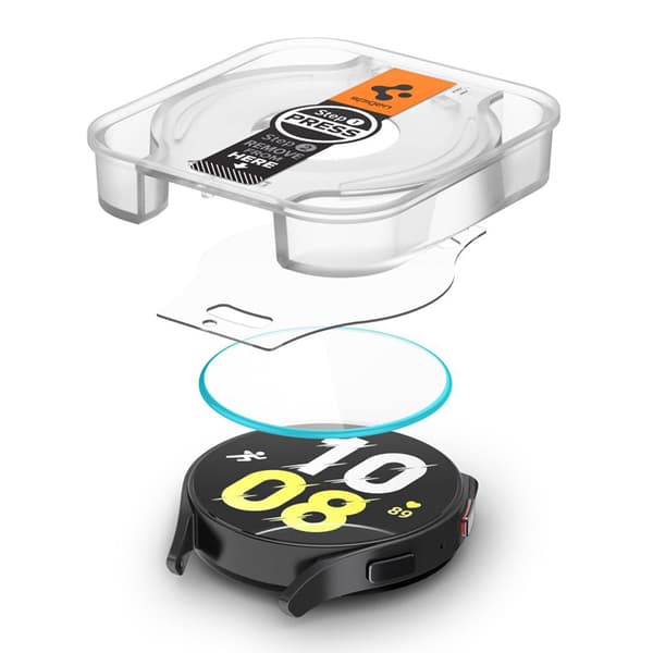 Spigen GLAS.TR EZ FIT 2-Pack - Hærdet glas til Samsung Galaxy Watch 6 44 mm (2 stk)