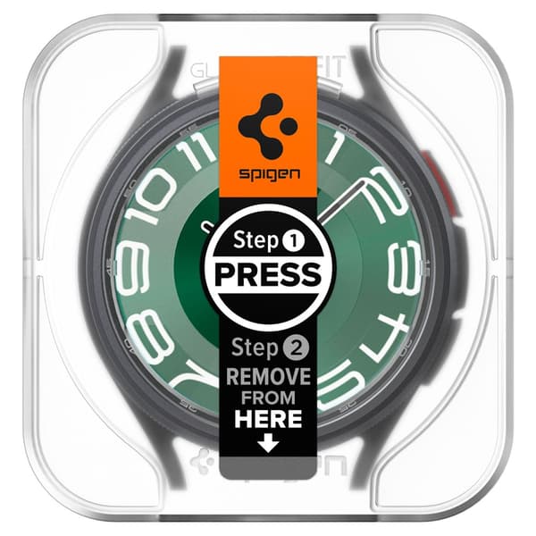 SpigenGLAS.TREZFIT2-Pack-HärdatglasförSamsungGalaxyWatch6Classic47mm(2st)