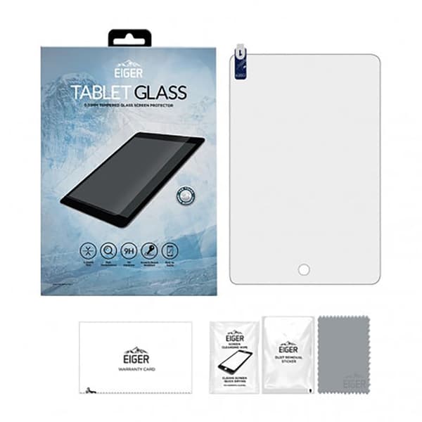 Härdat glas 2.5D för iPad Pro 13" 2024/2025 Premium Asahi Ultra Resistans Eiger Transparent