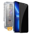Miniatyrbillede 1 af 10: Nem installation af iPhone 16e Privacy Screen Protector HD hærdet glas