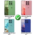 Miniatyrbild 2 av 5: Härdat glas - Phonillico® - Motorola Edge 60/60s/60 Pro/Fusion - Paket 2 - Repellerande för repor - Transparent