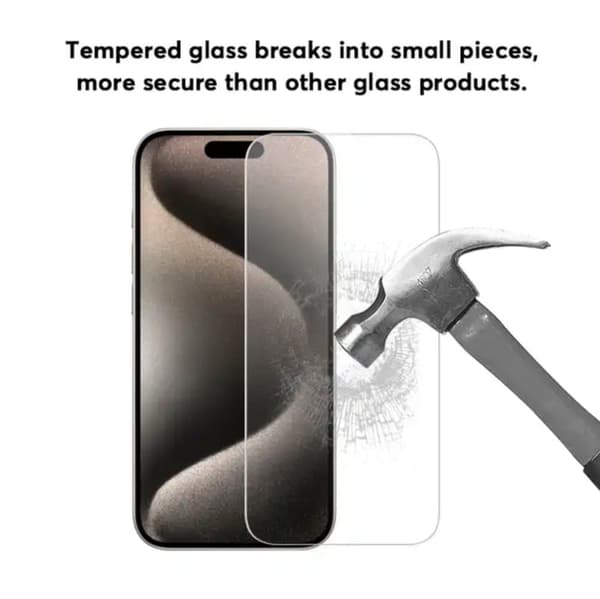 2-Pack iPhone 16 Pro - Skärmskydd i Härdat Glas