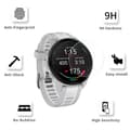 Miniatyrbild 3 av 6: Härdat glas för Garmin Forerunner 165 / Forerunner 165 Music [2-pack] Skärmprotektorför klocka, reptålig Phonillico