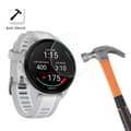 Miniatyrbild 4 av 6: Härdat glas för Garmin Forerunner 165 / Forerunner 165 Music [2-pack] Skärmprotektorför klocka, reptålig Phonillico