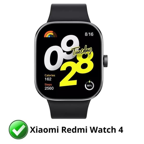Härdat Glas för Xiaomi Redmi Watch 4 [2-pack] Skydd Film för Klocka Anti Repor Phonillico