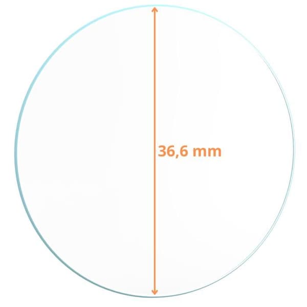 Härdat Glas för Samsung Galaxy Watch FE 40mm [Paket om 2] Skärmskydd Film Klocka Anti Repor Phonillico®