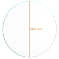 Miniatyrbild 6 av 6: Vitt glas i härdat glas för Samsung Galaxy Watch 7 44mm [Förpackning med 2] Skyddande skärmfilm för klocka Phonillico