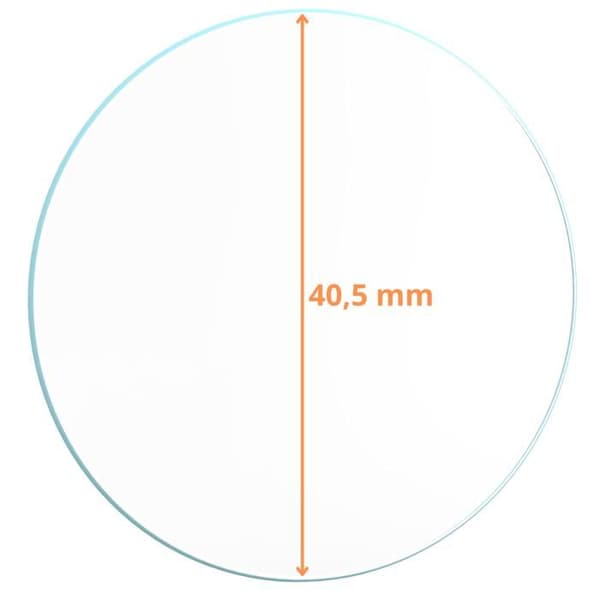Vitt glas i härdat glas för Samsung Galaxy Watch 7 44mm [Förpackning med 2] Skyddande skärmfilm för klocka Phonillico