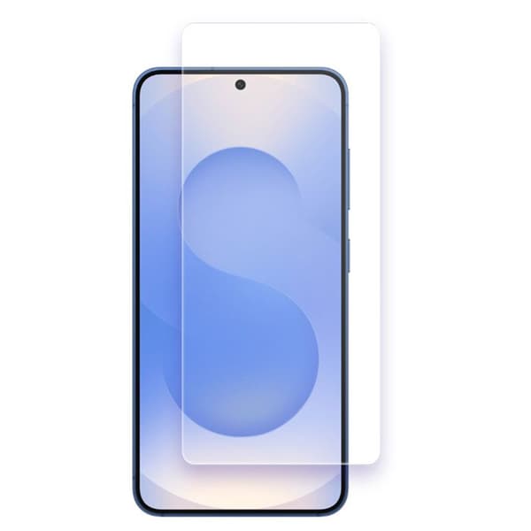 Skyddspaket för Galaxy S25, Mjuk TPU-fodral och 7H Härdat glas Moxie Transparent