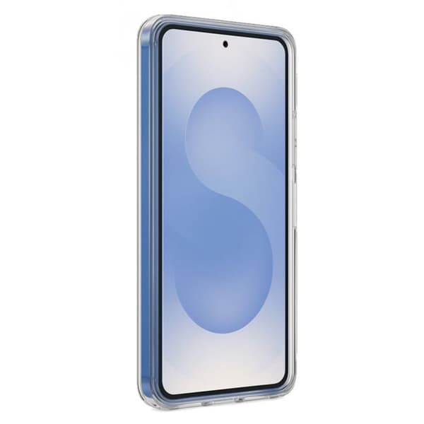 Skyddspaket för Galaxy S25, Mjuk TPU-fodral och 7H Härdat glas Moxie Transparent