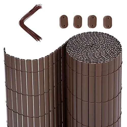 PVC-suojanäyttö 100 x 500 cm harmaa