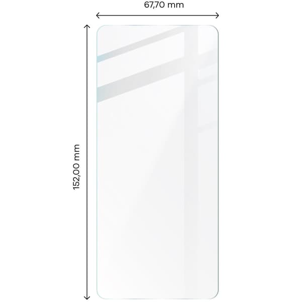 3x Glas + Kameraglas BIZON Clear 2-pack för Redmi Note 12S