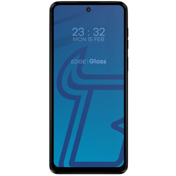 Bizon Glass Edge 2 Härdat Glas för Motorola Moto G14 / G54 / G54 Power / G55, Svart