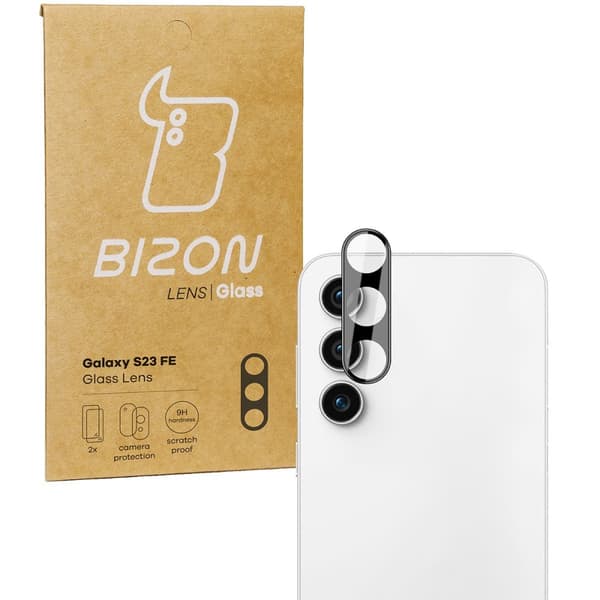 Bizon Glass Linse til Galaxy S23 FE, 2 stk.