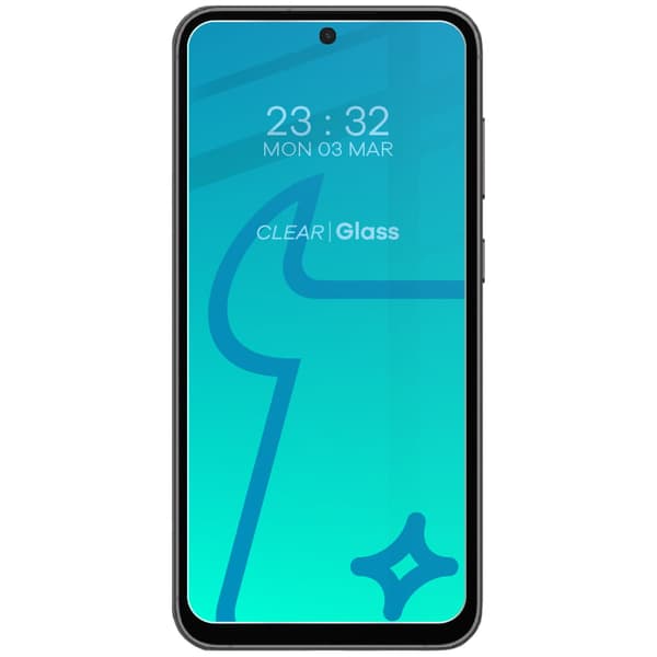 3x Glas + Kameraglas BIZON Clear 2-pack för Galaxy S23 FE