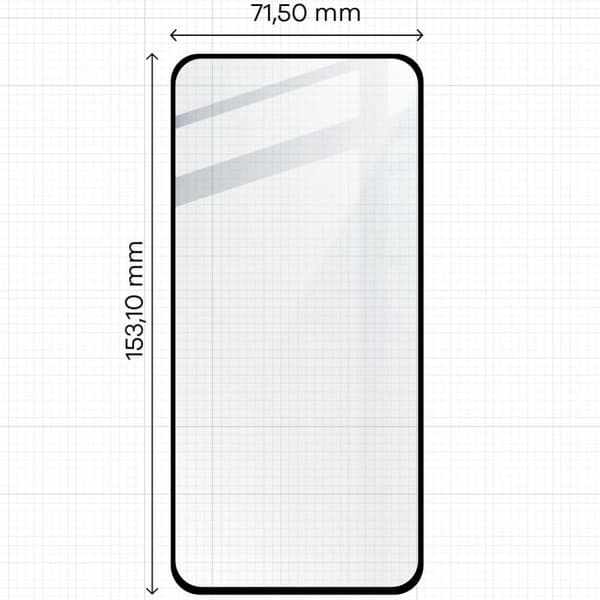 2x Glas + Kameraglas BIZON Edge 2-pack för Galaxy S23 FE