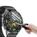 Miniatyrbild 2 av 4: Bizon Glass Watch Hydrogel Skärmskydd för Huawei Watch GT 4 46mm, 2 stycken